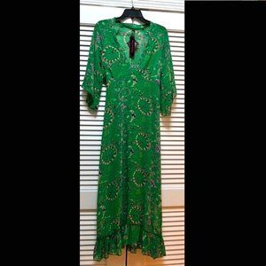 🍀5-Star Fave! Emerald Gypsy Maxi Dress